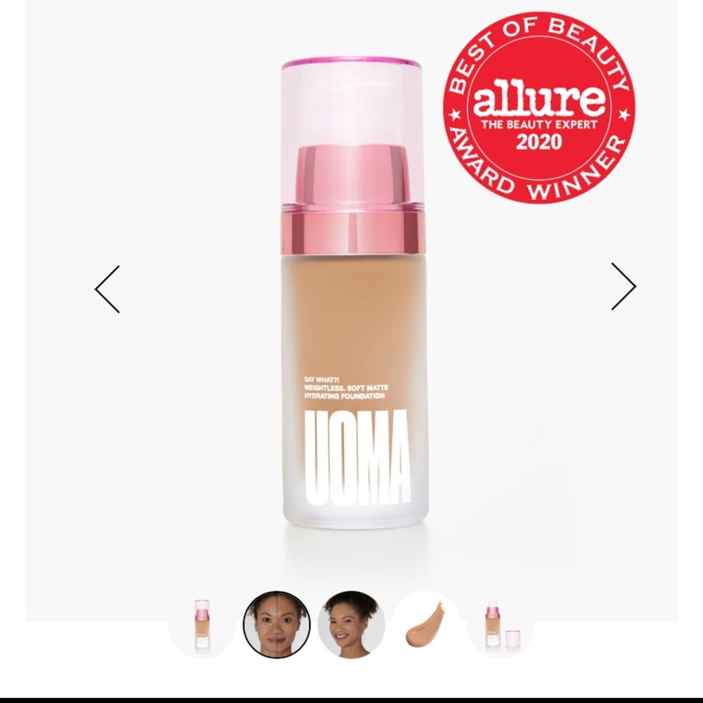 Uoma beauty say what foundation honey honey T1W